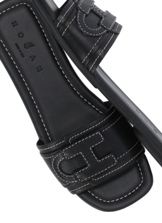 26SS 호간 뮬/슬리퍼 HXW6850GC20KXT B999 Black - HOGAN