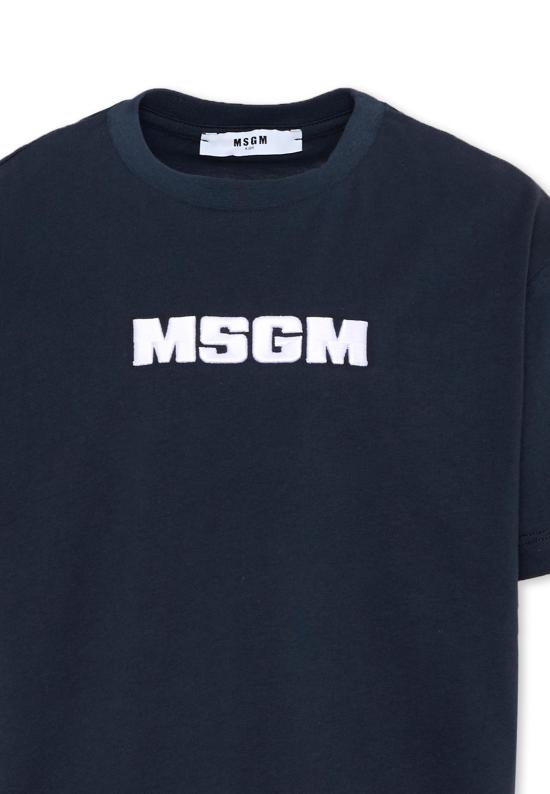 26SS [키즈] 엠에스지엠 티셔츠 S6MSJUTH072 MS072 BLUE - MSGM