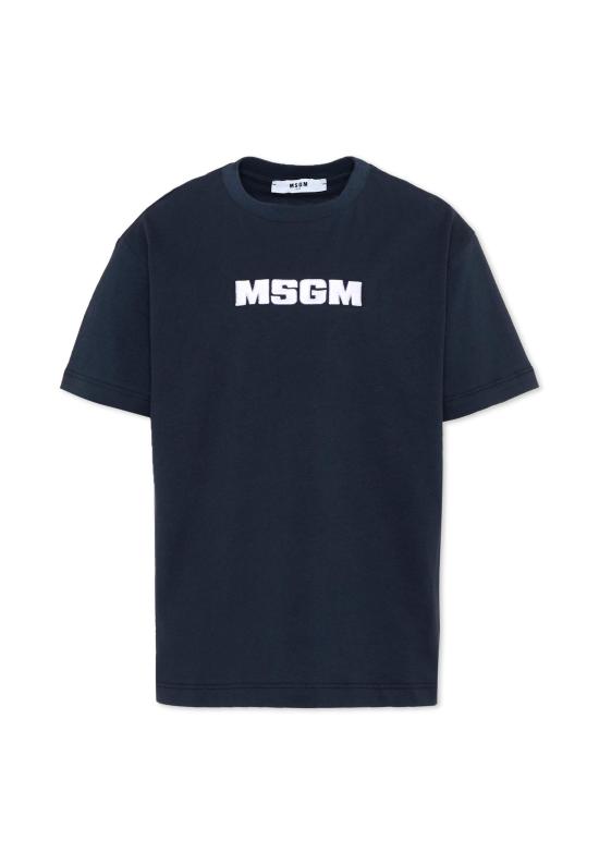 26SS [키즈] 엠에스지엠 티셔츠 S6MSJUTH072 MS072 BLUE
