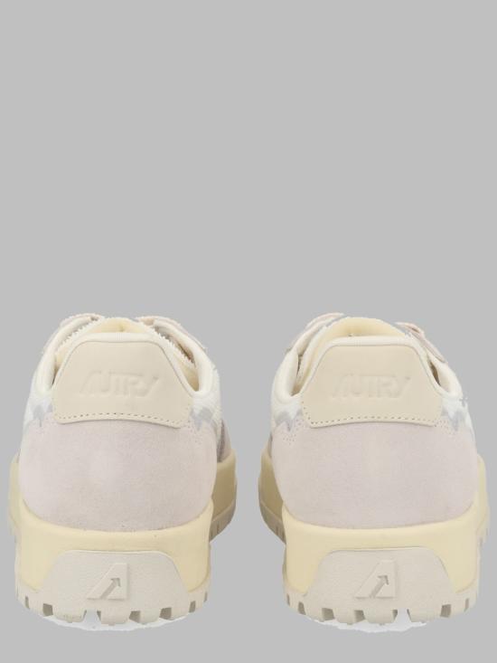 26FW 오트리 WILDPACE 로우 스니커즈 립스탑 나일론 가죽 LDLM AK01 WHITE - AUTRY