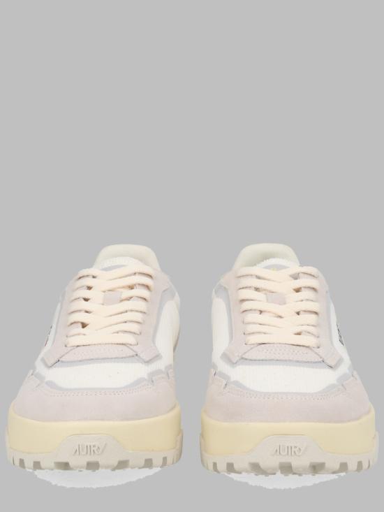 26FW 오트리 WILDPACE 로우 스니커즈 립스탑 나일론 가죽 LDLM AK01 WHITE