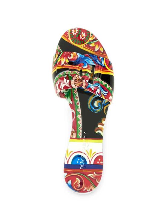 26FW 돌체앤가바나 뮬/슬리퍼 CW2215A0410 HD6CK CARRETTO FLD - DOLCE & GABBANA