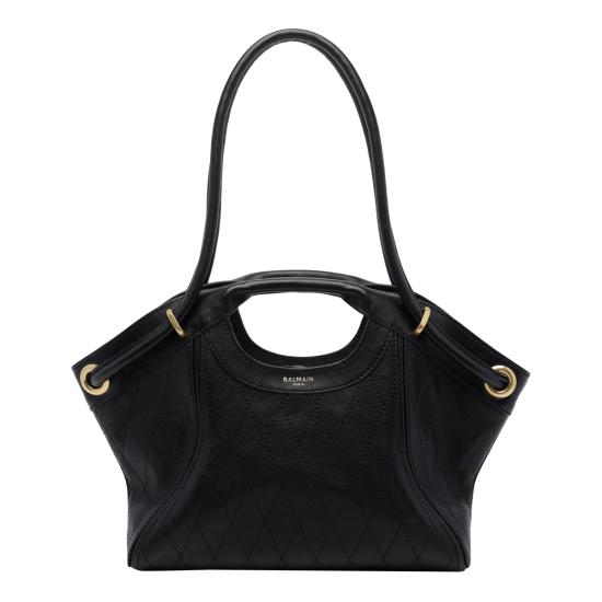26FW 발망 토트백 HN1FD076LSP6 0PA Black