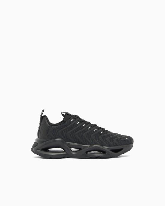 26SS 엠포리오 아르마니 스니커즈 7X000303 AF18441 MZ547 Black - EMPORIO ARMANI
