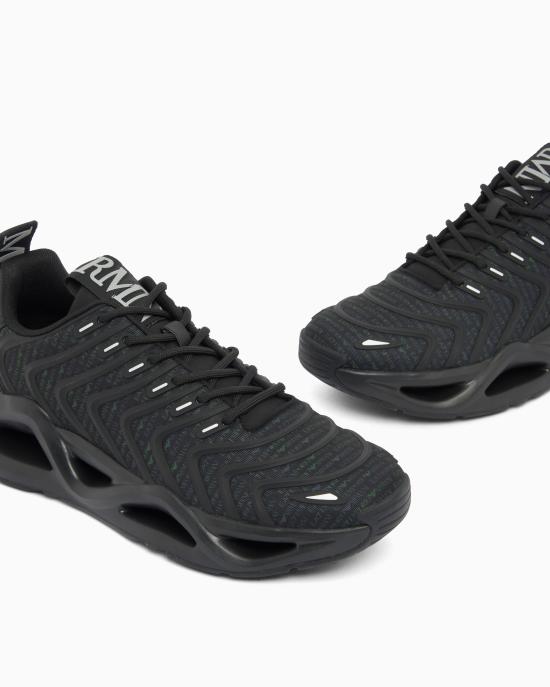 26SS 엠포리오 아르마니 스니커즈 7X000303 AF18441 MZ547 Black - EMPORIO ARMANI