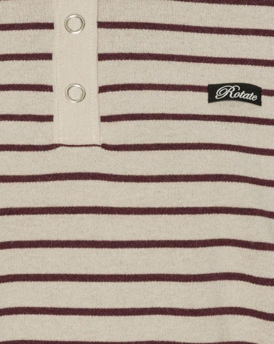 26FW 로테이트 폴로 티셔츠 1143041764 Granate stripes - ROTATE