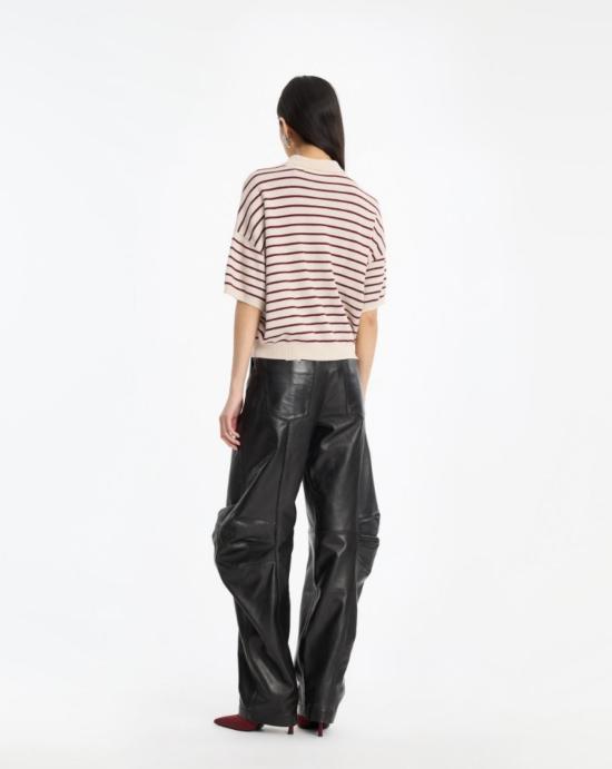 26FW 로테이트 폴로 티셔츠 1143041764 Granate stripes - ROTATE