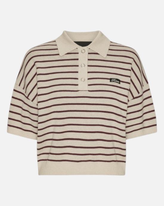 26FW 로테이트 폴로 티셔츠 1143041764 Granate stripes