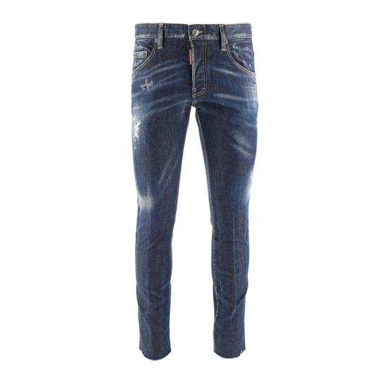  디스퀘어드2 데님 팬츠 S71LB1098 S30789470 NAVY BLUE