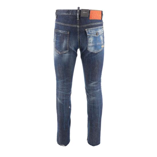  디스퀘어드2 데님 팬츠 S71LB1098 S30789470 NAVY BLUE - DSQUARED2