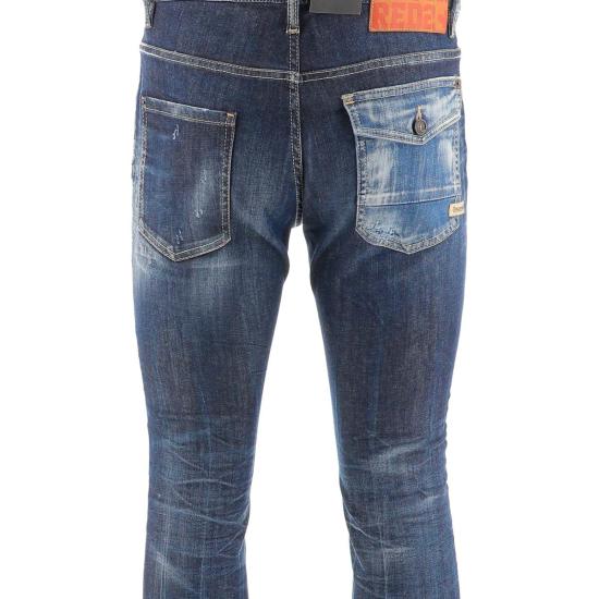  디스퀘어드2 데님 팬츠 S71LB1098 S30789470 NAVY BLUE - DSQUARED2