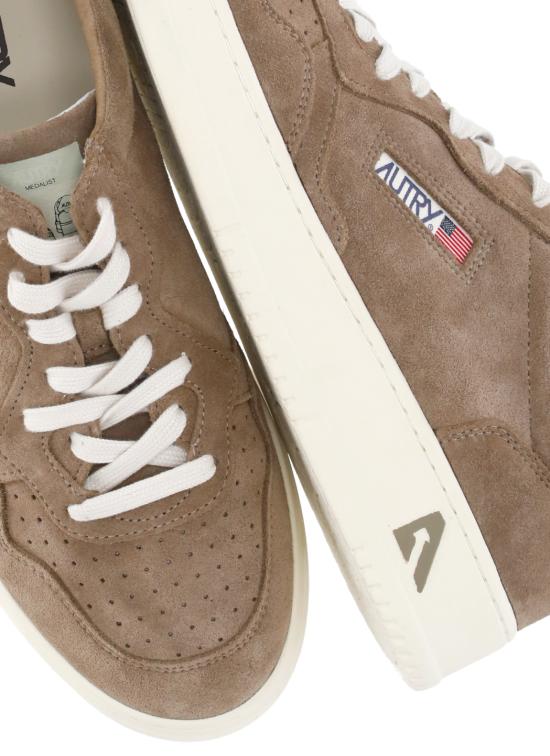 26SS 오트리 메달리스트 로우 스니커즈 AULM UH10CIGAR WHT Brown - AUTRY