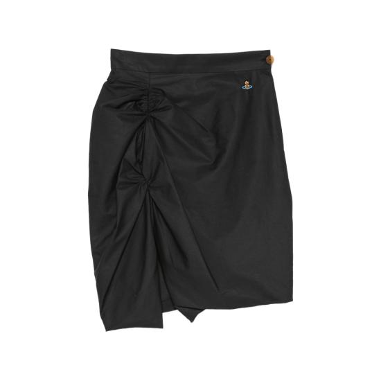 26FW 비비안웨스트우드 숏 스커트 1K010025 W009Q N401 BLACK