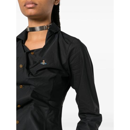 26FW 비비안웨스트우드 드렁큰 셔츠 1501000C W009Q N401 BLACK - VIVIENNE WESTWOOD