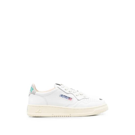 26FW 오트리 메달리스트 로우 레더 스니커즈 AULW HJ01 WHITE