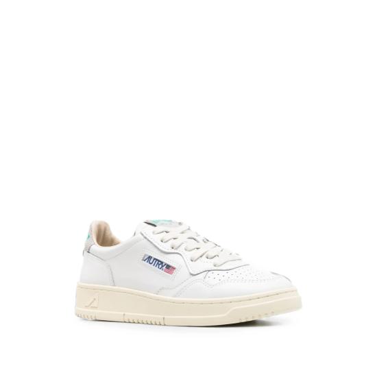 26FW 오트리 메달리스트 로우 레더 스니커즈 AULW HJ01 WHITE - AUTRY