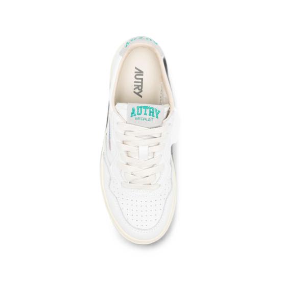 26FW 오트리 메달리스트 로우 레더 스니커즈 AULW HJ01 WHITE - AUTRY