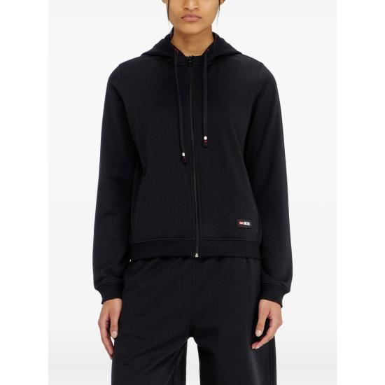 26FW 디젤 후드 티셔츠 A22794 0SIBH 9XX BLACK