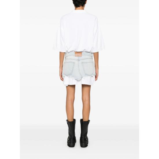 26FW 알렉산더 왕 숏 원피스 4DC3266121 494C WHITE - ALEXANDER WANG