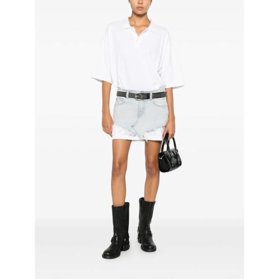 26FW 알렉산더 왕 숏 원피스 4DC3266121 494C WHITE - ALEXANDER WANG