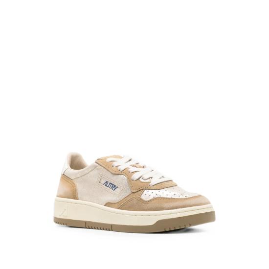 26FW 오트리 메달리스트 로우 레더 스니커즈 AULW YB01 NEUTRALS GOLD - AUTRY
