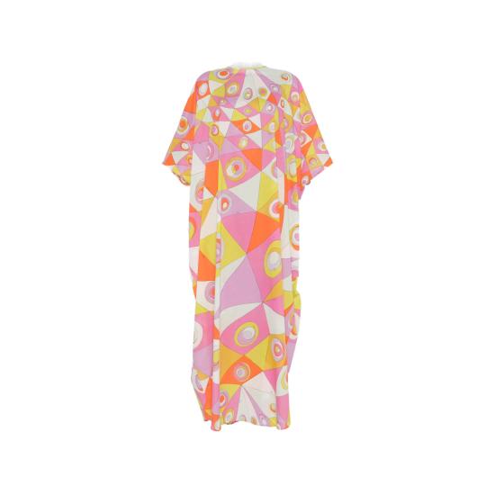 26SS 푸찌 미디 원피스 6HRL45 6H724 051 PINK ORANGE