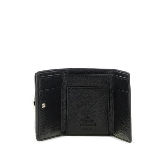 26FW 비비안웨스트우드 ORB 로고 스몰 월렛 5115002TW S000D N403 BLACK - VIVIENNE WESTWOOD