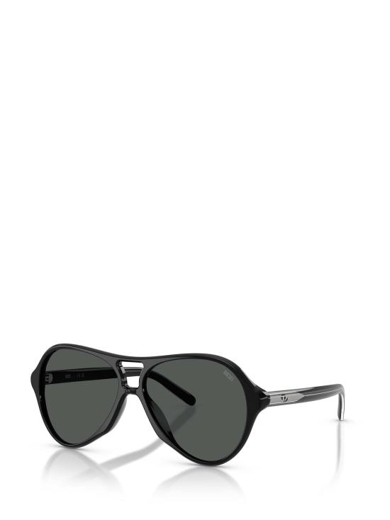26FW 디젤 선글라스 DL2013U 200187 SOLID BLACK - DIESEL