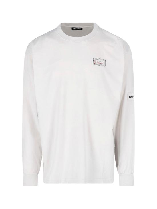 26SS 쿨투라 긴팔 티셔츠 S26TE32JE10 White