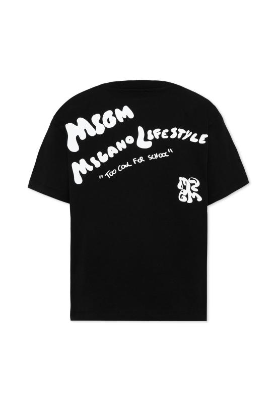 26SS [키즈] 엠에스지엠 티셔츠 S6MSJBTH257 110 BLACK - MSGM