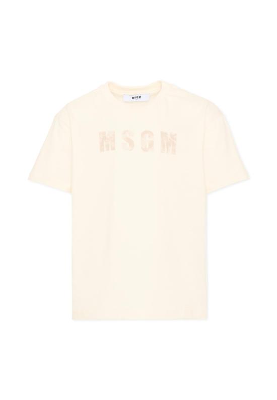 26SS [키즈] 엠에스지엠 티셔츠 S6MSJBTH241 013 20 IVORY