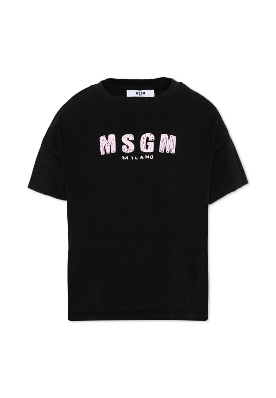 26SS [키즈] 엠에스지엠 티셔츠 S6MSJGTH070 110 88 BLACK