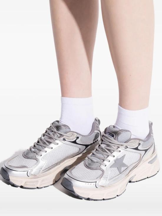 26SS 골든구스 라이트스타 스니커즈 GWF00724 F007843 60320 60320 GREY SILVER BLACK - GOLDEN GOOSE