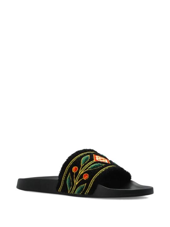 26FW 카사블랑카 뮬/슬리퍼 A PF26 FW 058 02 M BLACK - CASABLANCA