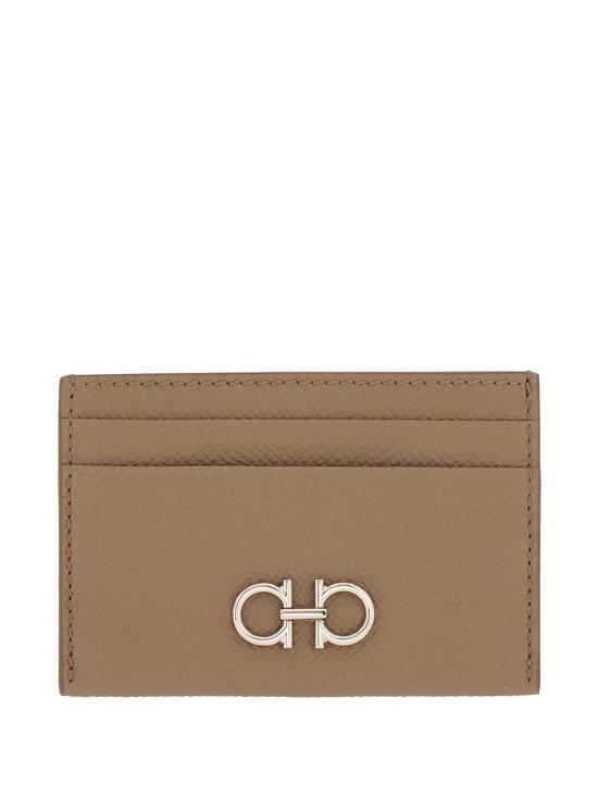 26FW 살바토레 페라가모 간치니 카드지갑 220007 0795515 TAUPE GREY