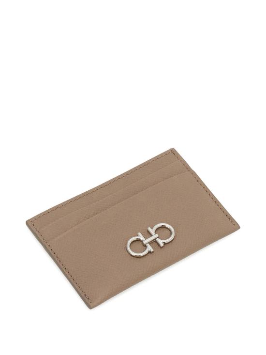 26FW 살바토레 페라가모 간치니 카드지갑 220007 0795515 TAUPE GREY - SALVATORE FERRAGAMO