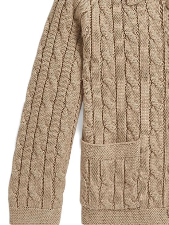 26FW [키즈] 폴로 랄프로렌 가디건 313 B17818 001 001 TAN HEATHER - POLO RALPH LAUREN