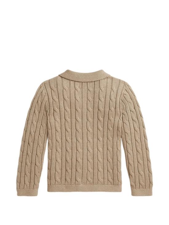 26FW [키즈] 폴로 랄프로렌 가디건 313 B17818 001 001 TAN HEATHER - POLO RALPH LAUREN