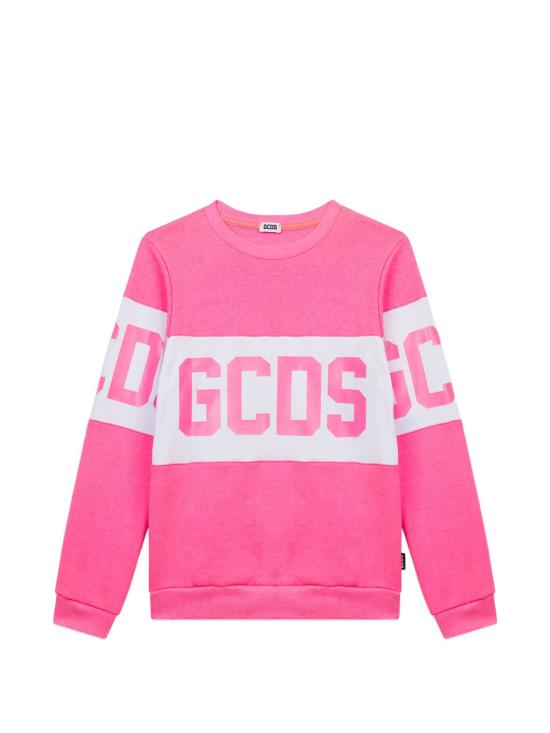 26SS [키즈] 지씨디에스 캐시미어 니트 Z0UJQE584F004 566A FUCHSIA FLUO WHITE