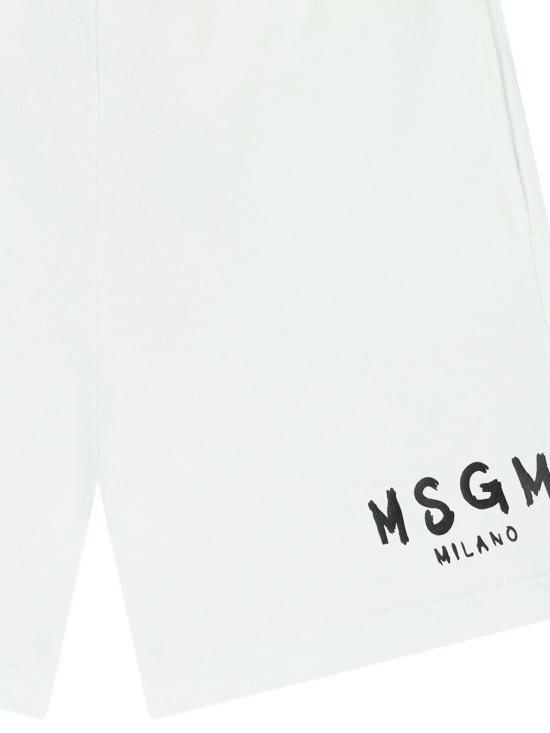 26SS [키즈] 엠에스지엠 쇼츠/버뮤다 S6MSJUBE018 001 BIANCO - MSGM