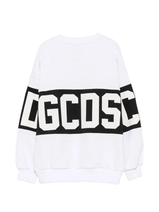 26SS [키즈] 지씨디에스 캐시미어 니트 Z0UJQE584F004 100B OPTIC WHITE BLACK - GCDS