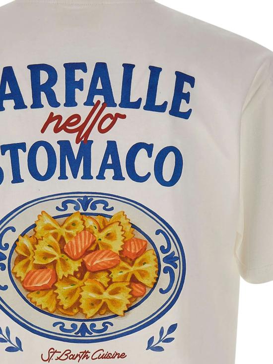 26SS 세인트바쓰 반팔 티셔츠 PRL000202006LPORTLAND FARFALLE STOMACO 01N - MC2 SAINT BARTH