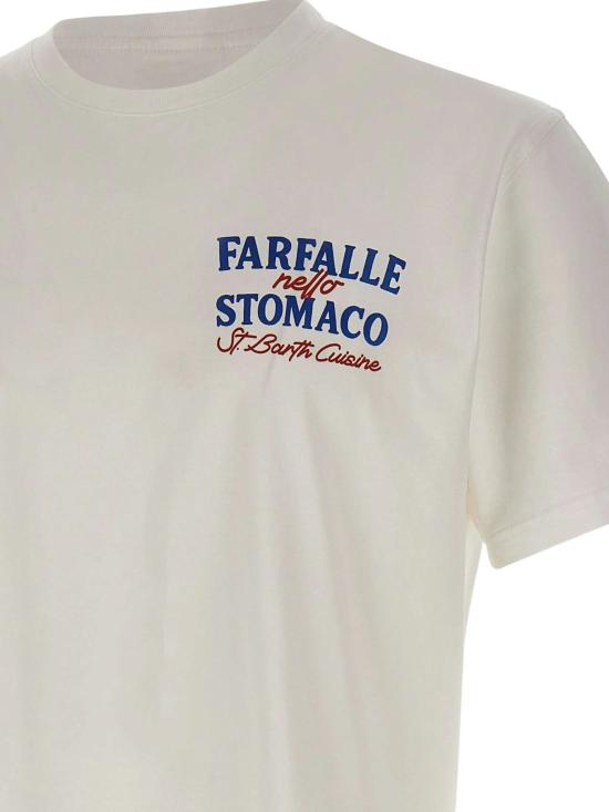 26SS 세인트바쓰 반팔 티셔츠 PRL000202006LPORTLAND FARFALLE STOMACO 01N - MC2 SAINT BARTH