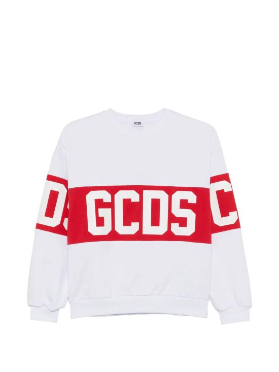 26SS [키즈] 지씨디에스 캐시미어 니트 Z0UJQE584F004 100R OPTIC WHITE RED