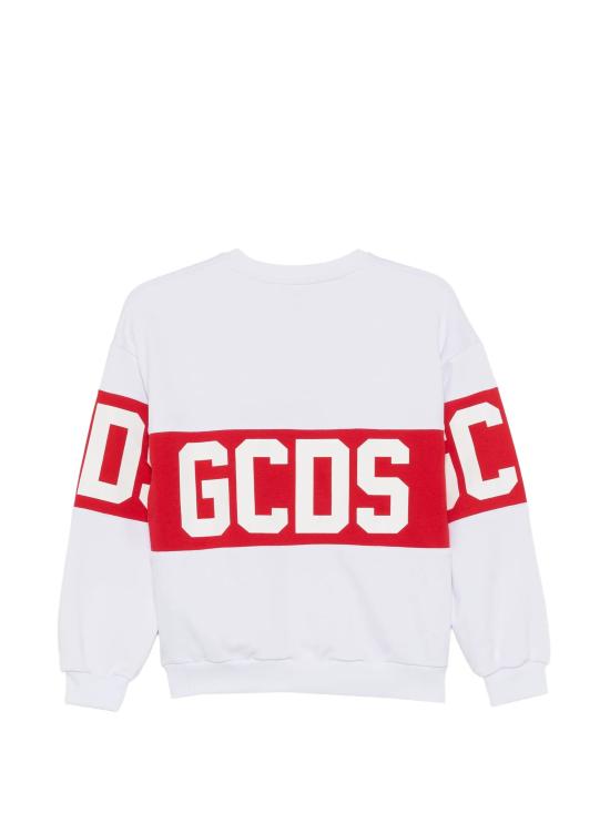 26SS [키즈] 지씨디에스 캐시미어 니트 Z0UJQE584F004 100R OPTIC WHITE RED - GCDS