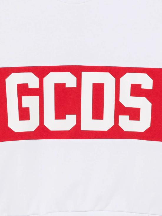 26SS [키즈] 지씨디에스 캐시미어 니트 Z0UJQE584F004 100R OPTIC WHITE RED - GCDS