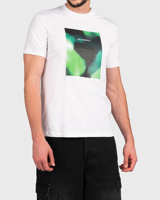  칼라거펠트 반팔 티셔츠 755036 532224 10 white BIANCO - KARL LAGERFELD