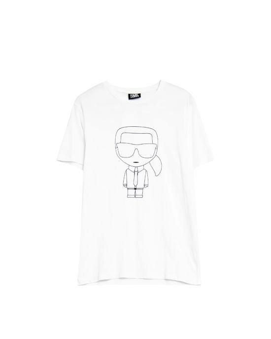  칼라거펠트 반팔 티셔츠 755082 532221 10 white BIANCO