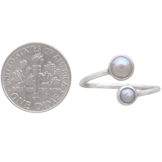  Nina Designs 반지 니나 디자인 진주 달 - OTHER BRANDS