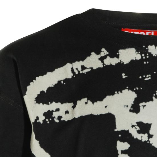 26FW 디젤 반팔 티셔츠 A13049 0DQAU9XX BLACK - DIESEL